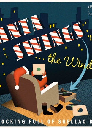 the album cover for Santa Swings...The Windup: A Stocking Full / Var - Santa Swings...The Windup: A Stocking Full / Var