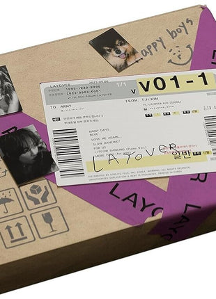 the album cover for V (BTS) - V 'Layover' [3]
