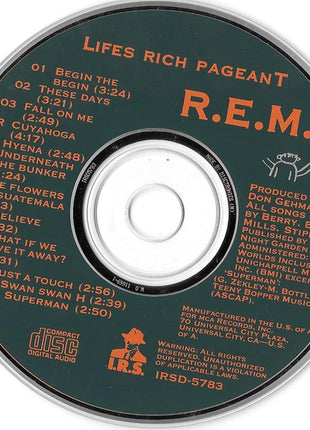 R.E.M. : Lifes Rich Pageant (CD, Album, Gre)