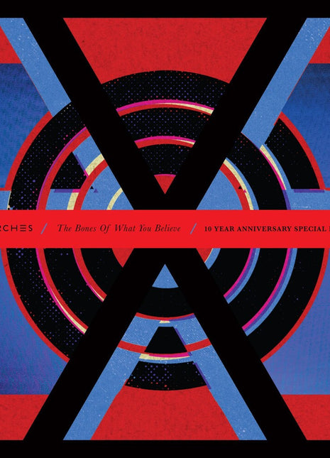 the album cover for Chvrches - The Bones Of What You Believe: 10th Anniversary Edition [2LP]