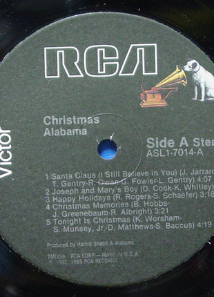 Alabama : Christmas (LP, Album, Ind)