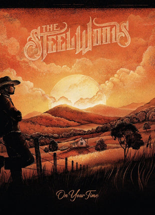 the album cover for The Steel Woods - On Your Time [LP]