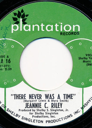 Jeannie C. Riley : There Never Was A Time / Back To School (7", Single)