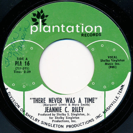 Jeannie C. Riley : There Never Was A Time / Back To School (7", Single)
