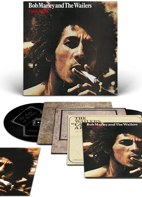 the album cover for Bob Marley - Catch A Fire: 50th Anniversary [3LP+12in]