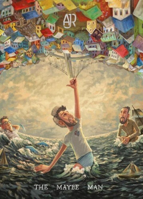the album cover for AJR - The Maybe Man