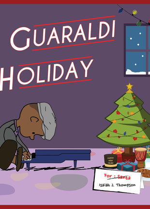 the album cover for Isaiah J. Thompson - A Guaraldi Holiday