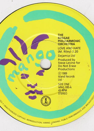 Reggae Philharmonic Orchestra : Love And Hate (7")