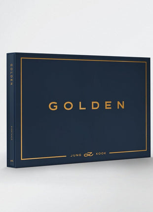 the album cover for Jung Kook (BTS) - GOLDEN [SUBSTANCE]