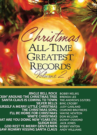 the album cover for Christmas All-Time Greatest Records, Vol. 2 / Var - Christmas All-Time Greatest Records, Vol. 2 / Var