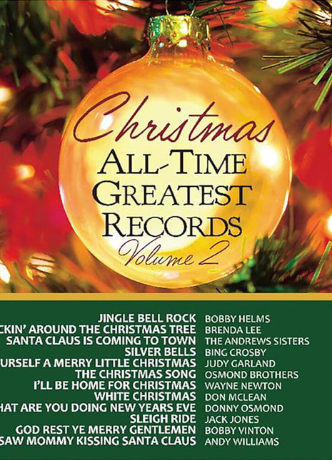 the album cover for Christmas All-Time Greatest Records, Vol. 2 / Var - Christmas All-Time Greatest Records, Vol. 2 / Var