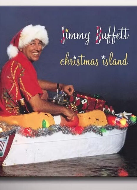 the album cover for Jimmy Buffett - Christmas Island