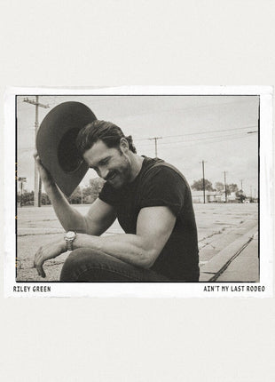 the album cover for Riley Green - Ain't My Last Rodeo