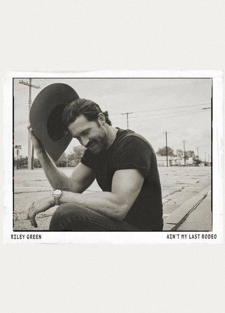 the album cover for Riley Green - Ain't My Last Rodeo