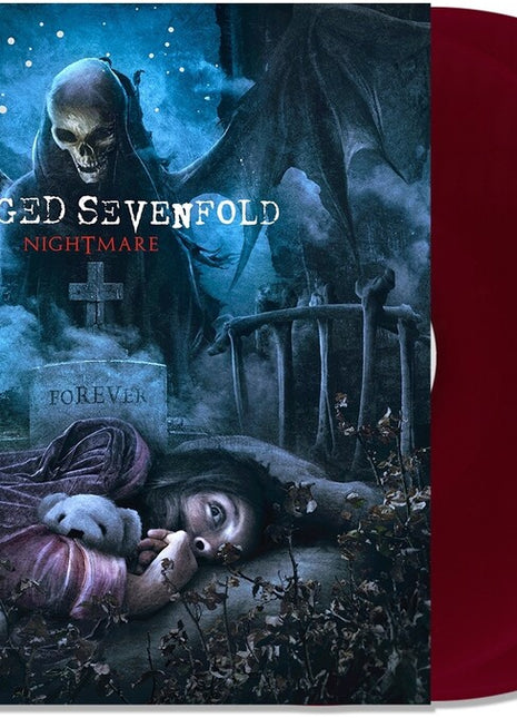 the album cover for Avenged Sevenfold - Nightmare - Purple [Colored Vinyl] (Purp)