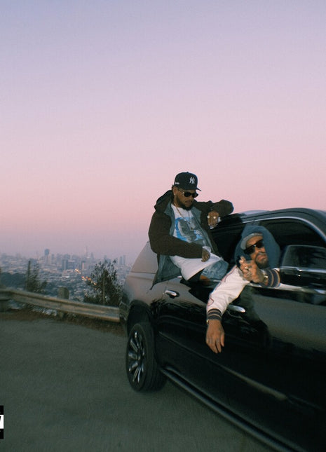the album cover for Larry June  / Cardo - Night Shift