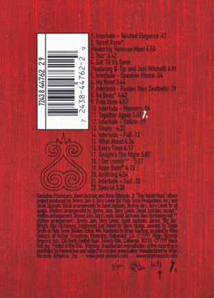 Janet* : The Velvet Rope (CD, Album, EMI)