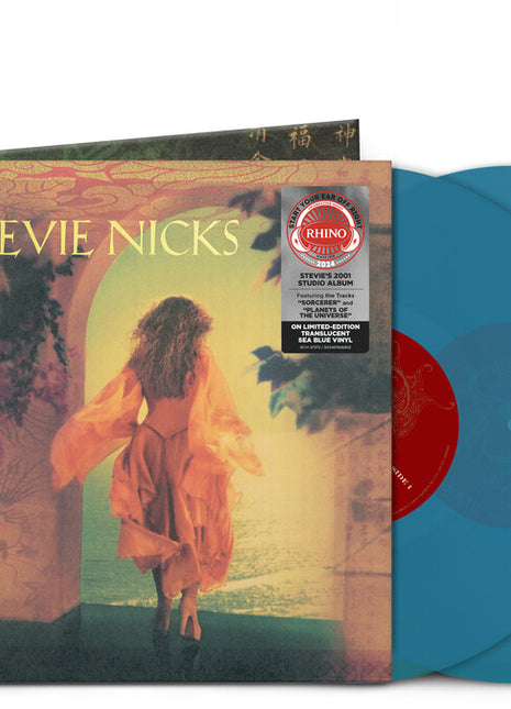 the album cover for Stevie Nicks - Trouble In Shangri-La [SYEOR 24 Exclusive Transparent Sea Blue LP]