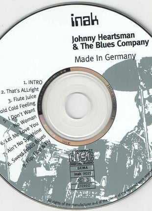 Johnny Heartsman And Blues Company : Made In Germany  (CD, Album)