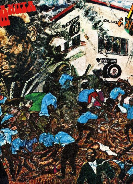 the album cover for Fela Kuti - Kalakuta Show (Blue) [Clear Vinyl]
