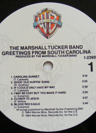 The Marshall Tucker Band : Greetings From South Carolina (LP, Album, Win)