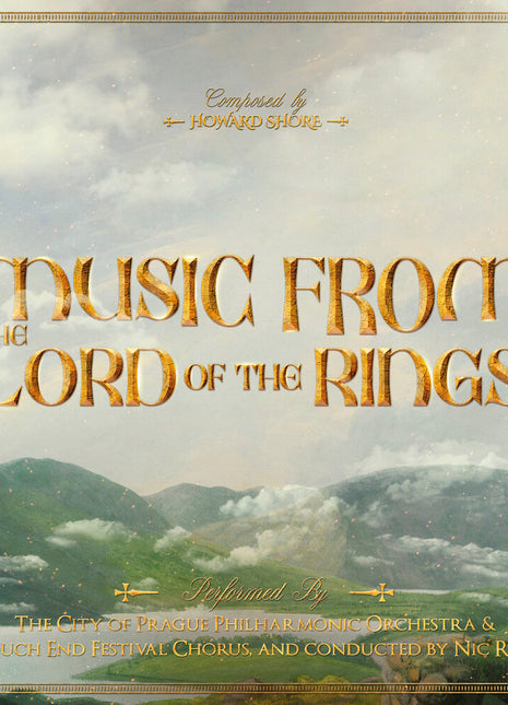 the album cover for City Of Prague Philharmonic Orchestra (Brwn) (Uk) - Lord Of The Rings Trilogy (Brwn) [Colored Vinyl] (Uk)