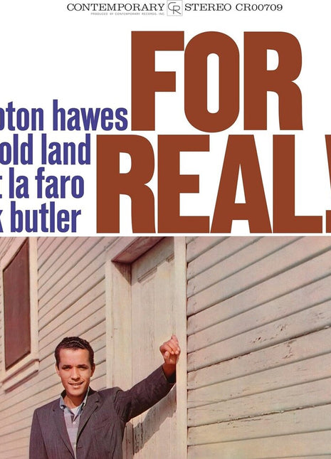 the album cover for Hampton Hawes - For Real! [Contemporary Records Acoustic Sounds Series LP]