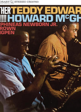 the album cover for Teddy Edwards & Howard McGhee - Together Again!!!! [Contemporary Records Acoustic Sounds Series LP]