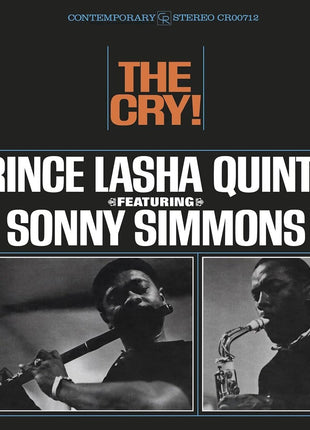 the album cover for Prince Lasha Quintet - The Cry! [Contemporary Records Acoustic Sounds Series LP]