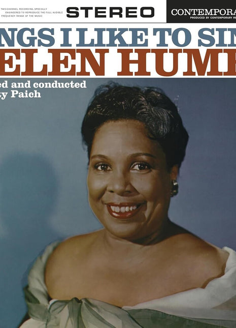 the album cover for Helen Humes - Songs I Like To Sing! [Contemporary Records Acoustic Sounds Series LP]