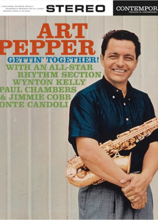 the album cover for Art Pepper Quintet - Gettin' Together [Contemporary Records Acoustic Sounds Series LP]