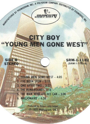City Boy : Young Men Gone West (LP, Album, Ter)