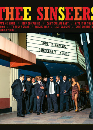 the album cover for Thee Sinseers - Sinseerly Yours