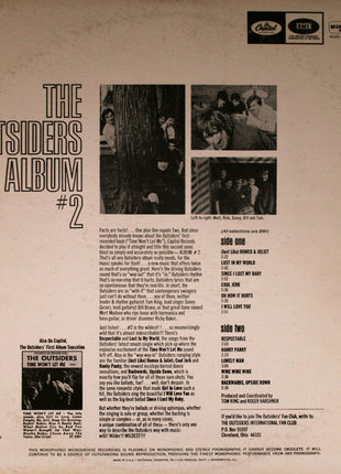 The Outsiders (4) : Album #2 (LP, Album, Mono, Scr)
