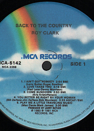 Roy Clark : Back To The Country (LP, Album)