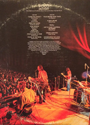 Poco (3) : Deliverin' (LP, Album, San)