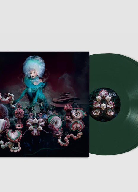 the album cover for Bjork - Fossora [Colored Vinyl] (Grn) [Indie Exclusive]