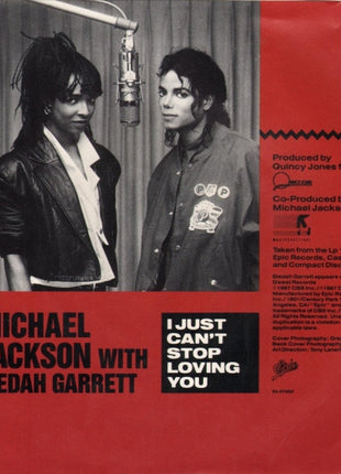 Michael Jackson : I Just Can't Stop Loving You (7", Single)