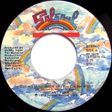 Instant Funk : I Got My Mind Made Up (You Can Get It Girl) (7", Single)