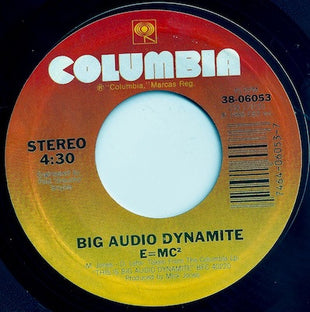 Big Audio Dynamite : E = MC² (7", Single)