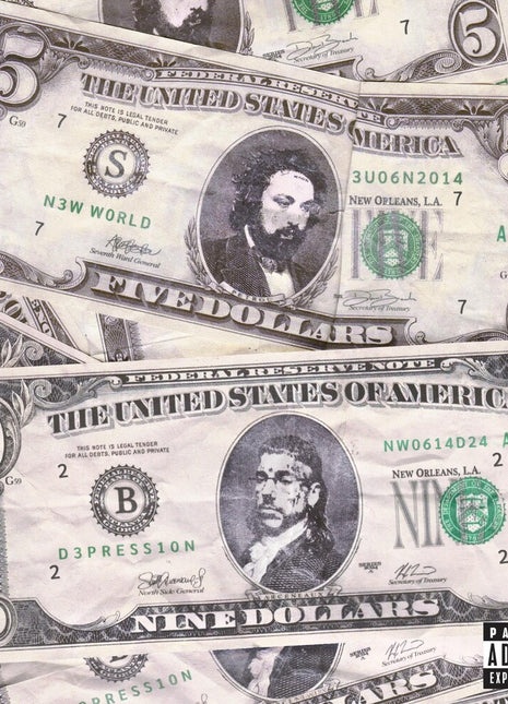 the album cover for $UICIDEBOY$	 - NEW WORLD DEPRESSION	 [CD]