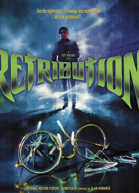 the album cover for Alan Howarth  (Blue) (Colv) (Gate) (Grn) - Retribution - O.S.T. (Blue) [Colored Vinyl] (Gate) (Grn)