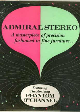 Various : Admiral Stereophonic Demonstration Record Featuring Exclusive Phantom 3rd Channel (LP, Album, Comp)