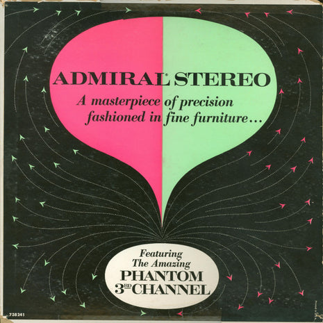 Various : Admiral Stereophonic Demonstration Record Featuring Exclusive Phantom 3rd Channel (LP, Album, Comp)