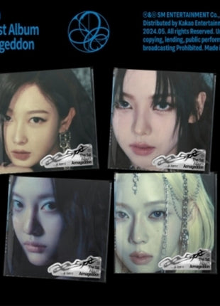 the album cover for Aespa - Armageddon - Poster Version (Asia)