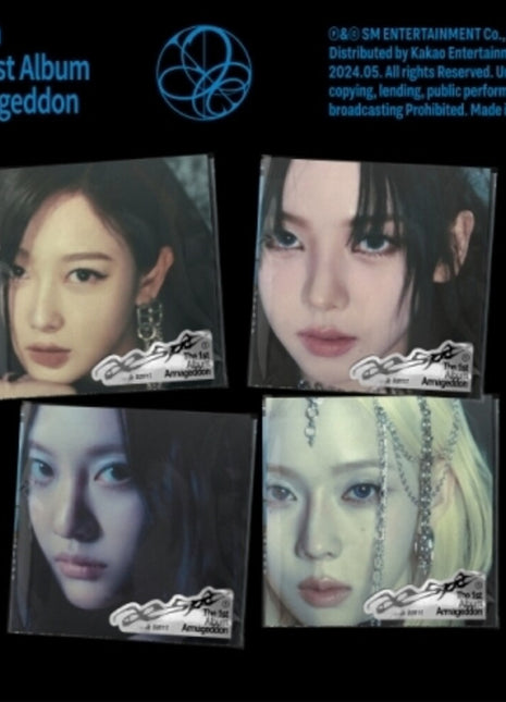 the album cover for Aespa - Armageddon - Poster Version (Asia)