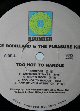 Duke Robillard And The Pleasure Kings : Too Hot To Handle (LP, Album, Wak)