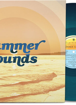 the album cover for Now Playing: Summer Sounds / Various (Blue) (Colv) - Now Playing: Summer Sounds / Various (Blue) [Colored Vinyl]