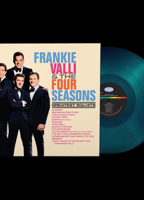 the album cover for Frankie Valli  & The Four Seasons - Greatest '60s Hits (Blue) [Colored Vinyl] (Ofgv) (Bme)