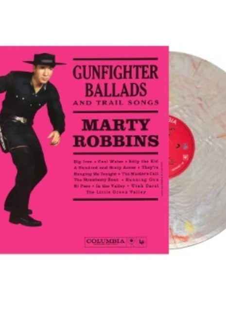 the album cover for Marty Robbins - Sings Gunfighter Ballads And Trail Songs [Colored Vinyl]